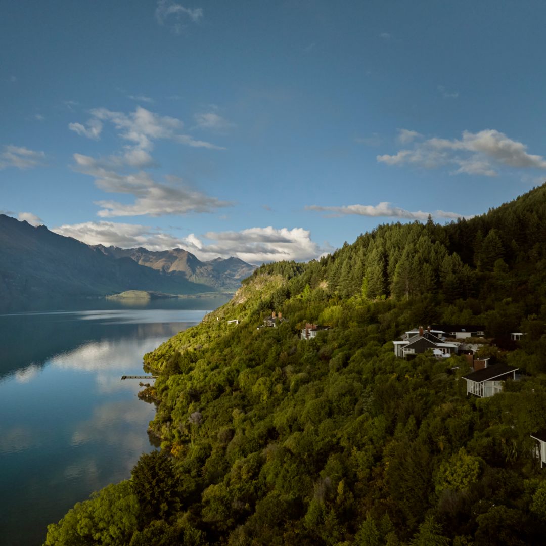 Rosewood Matakauri aerial view
